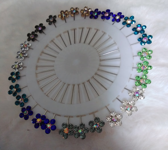Pin Crystal Flower