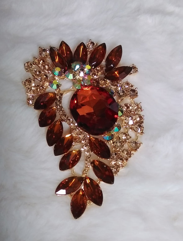 Big flower brooch