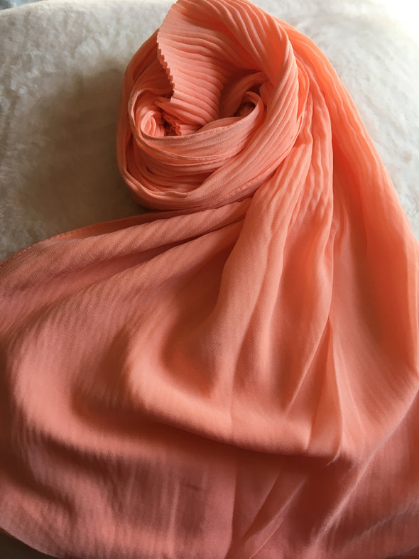Chiffon Half Pleated