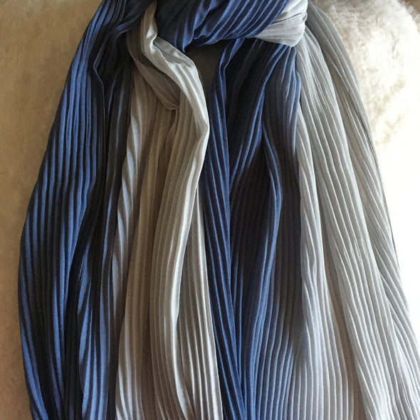 Chiffon Two Tone Pleated