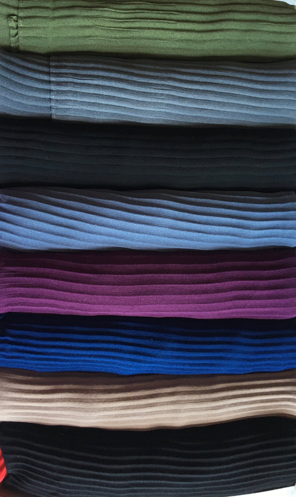 Chiffon Two Tone Pleated