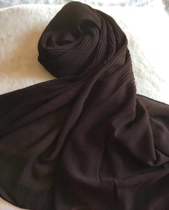 Chiffon Half Pleated