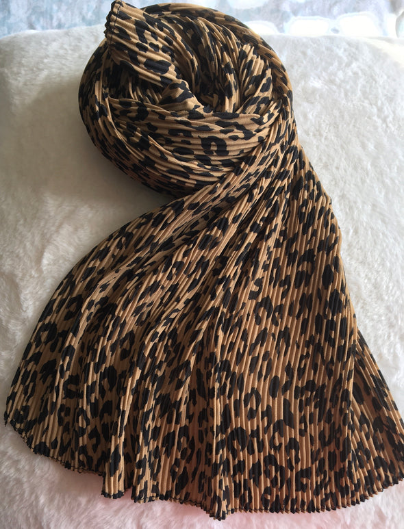 Chiffon Printed Pleated