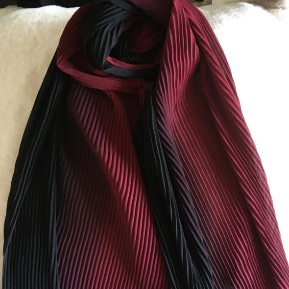 Chiffon Two Tone Pleated