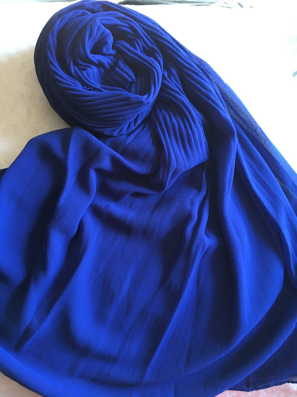 Chiffon Half Pleated