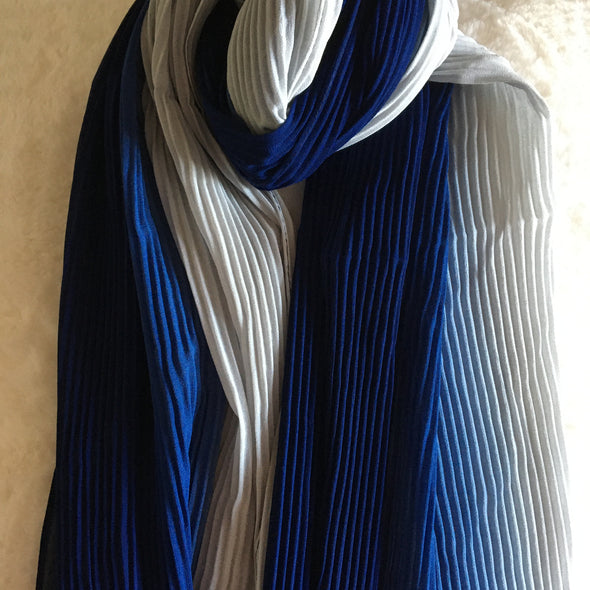 Chiffon Two Tone Pleated